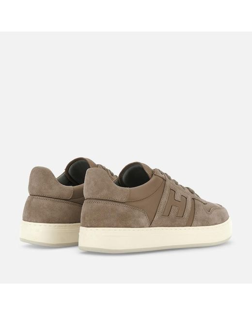 Hogan Brown Flat Sneaker, for men