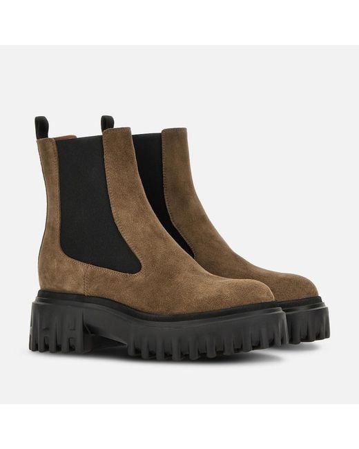 Hogan Brown Boots,