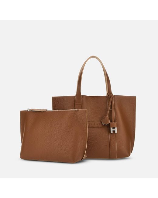 Hogan Brown Shopper Script Small