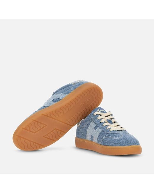 Hogan Blue Flat Sneakers,