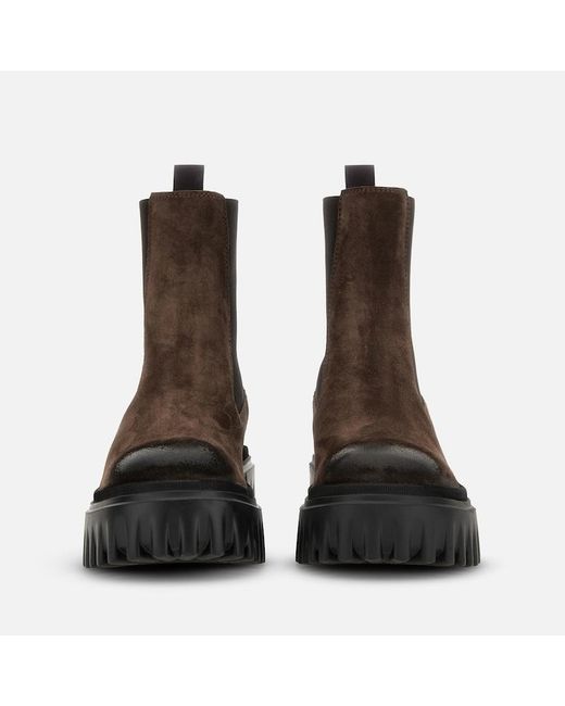 Hogan Brown Chelsea Boots H700