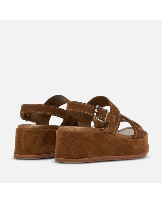 Hogan Brown Sandals,