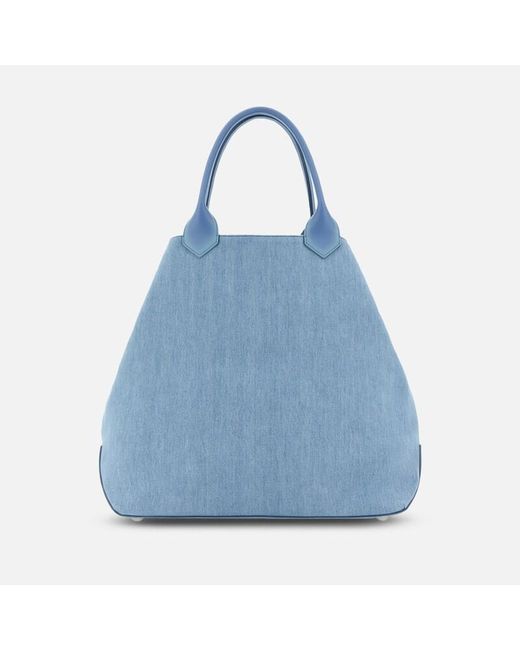 Bolso Shopping Script Grande Hogan de color Blue