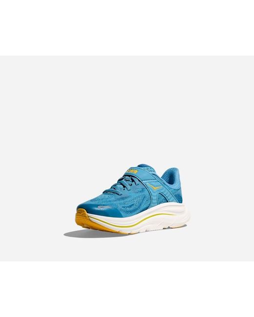 Hoka One One Blue Kid's Clifton 10 Road Running Shoes