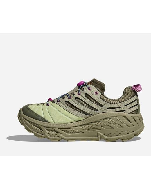 Hoka One One Green Elite Terrain System Stinson Evo Og Lifestyle Shoes