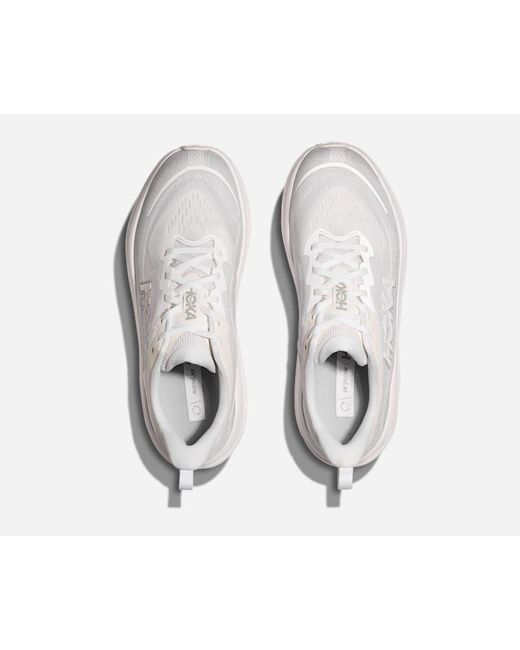 Hoka One One White Skyflow Road Running Shoes for men