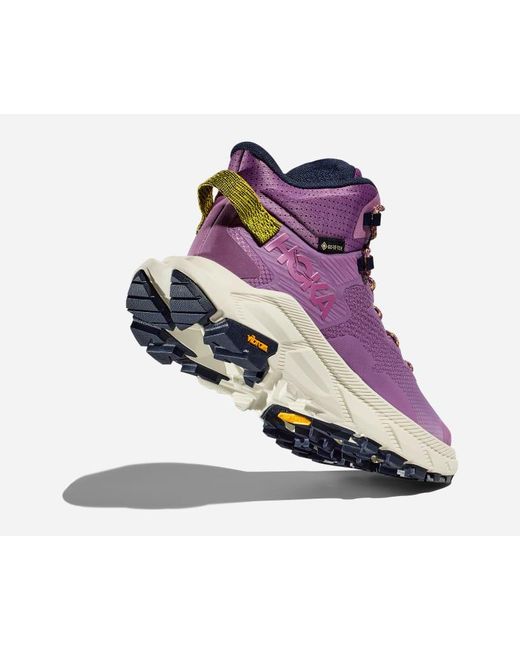 Hoka One One Purple Trail Code GORE-TEX Schuhe für Damen in Amethyst/Celadon Tint Größe 36 2/3 | Wandern