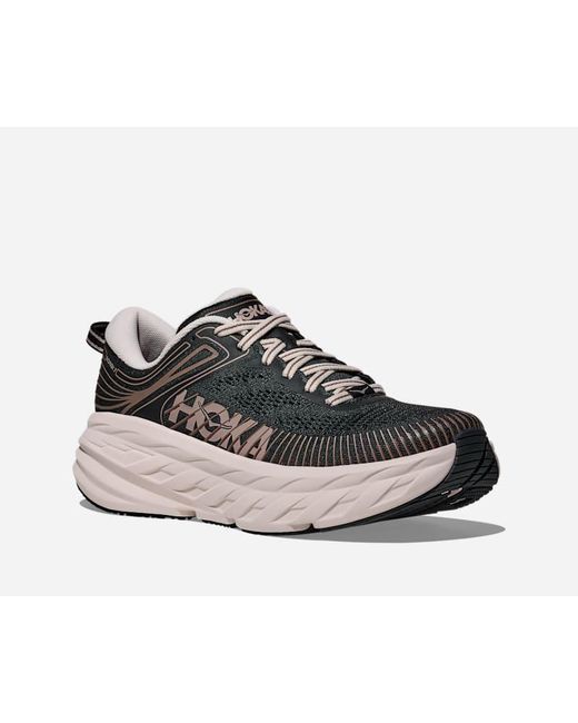 Hoka One One Black Bondi 7 Lifestyle Shoes