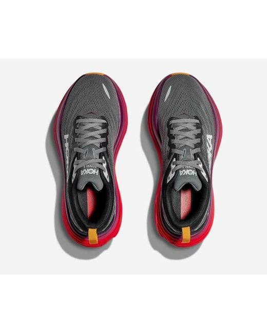 Hoka One One Red Bondi 8 Road Running Shoes for men