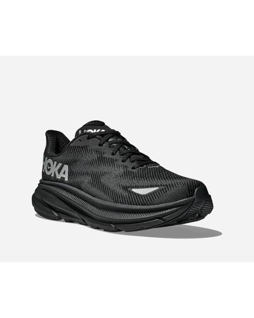 Clifton 9 GORE-TEX Chaussures pour Homme en Black Taille 46 2/3 | Route Hoka One One