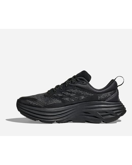 Hoka One One Black Stealth/tech Bondi 8 Caged Lifestyle Shoes
