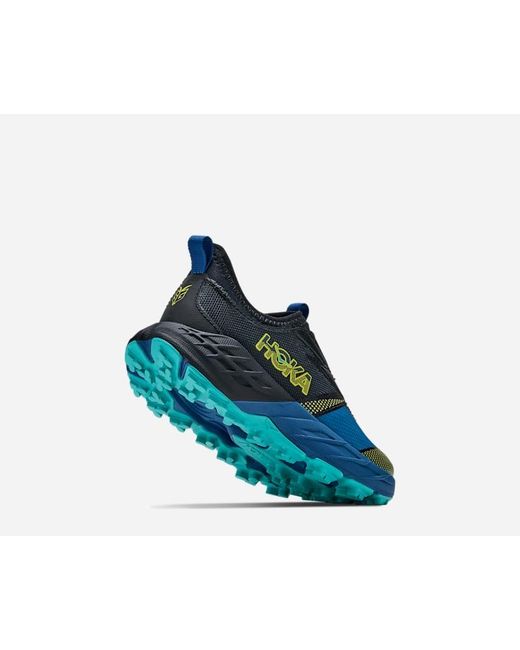 Hoka One One Blue Kid's Speedgoat 7 Trail Shoes