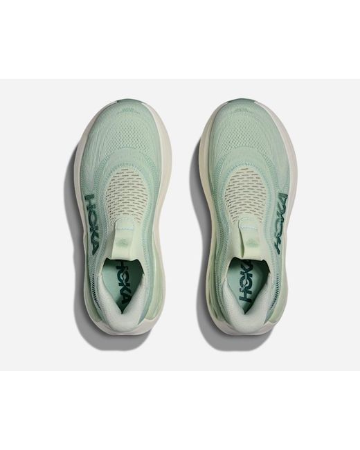 Hoka One One Blue Skyward Laceless Recovery Shoes