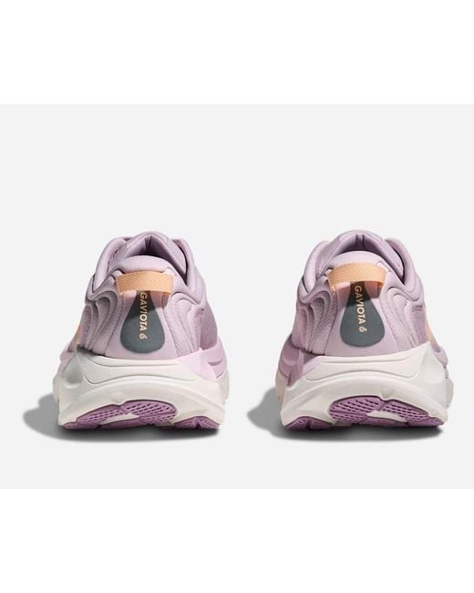 Hoka One One Purple Gaviota 6 Road Running Shoes