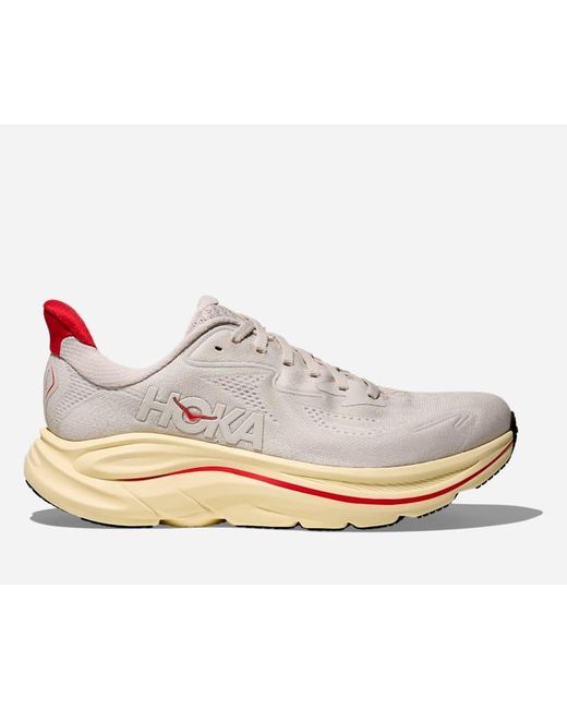 Hoka One One White Clifton 10 Road Running Shoes