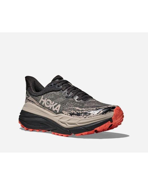 Hoka One One Black Stinson 7 Trail Shoes