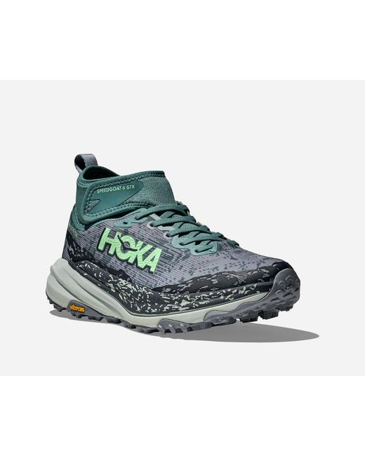 Hoka One One Blue Speedgoat 6 Mid Gore-tex Trail Shoes