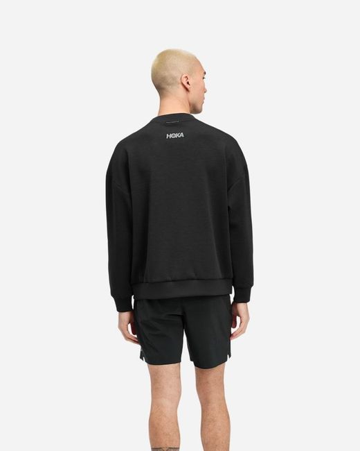 Hoka One One Black Kaitoro Knit Crew for men
