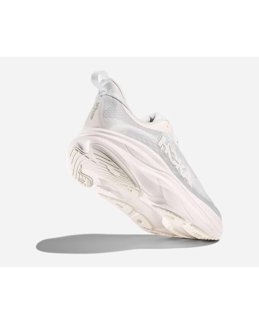 Hoka One One White Skyflow Road Running Shoes for men