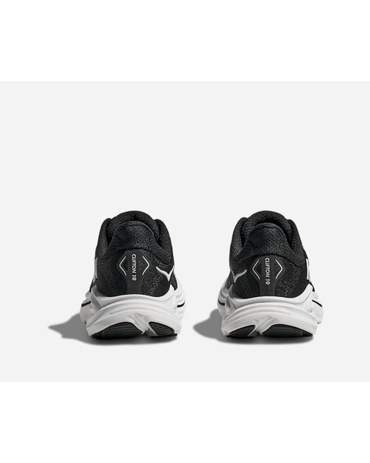Hoka One One Black Kid's Clifton 10 Road Running Shoes