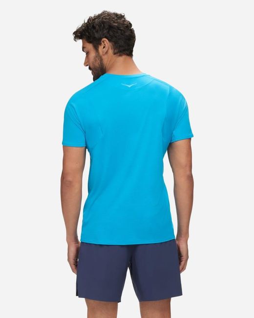 T-Shirt À Manches Courtes Glide Pour Homme En Taille Hoka One One pour homme en coloris Blue