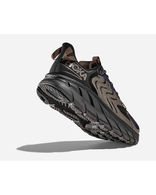 Clifton LS Satisfy Running Chaussures en Forged Iron/Black Taille 36 | Lifestyle Hoka One One