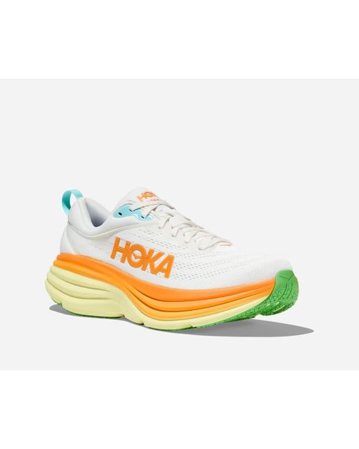 Hoka One One Yellow Bondi 8 Road Running Shoes for men