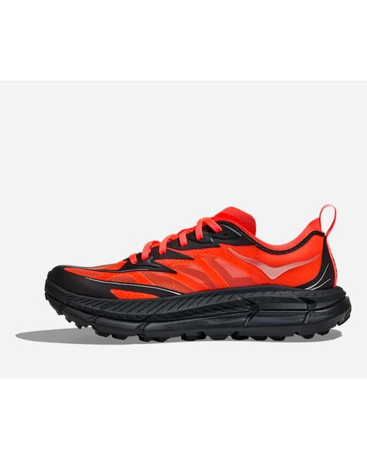 Hoka One One Red Mafate Speed 4 Lite Lifestyle Shoes