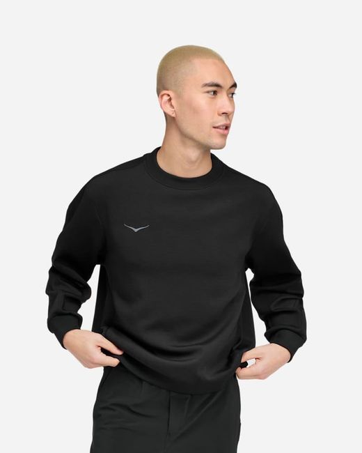 Hoka One One Black Kaitoro Knit Crew for men