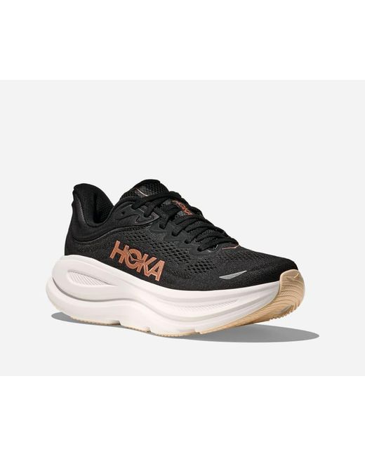 Hoka One One Black Bondi 9 Road Running Shoes