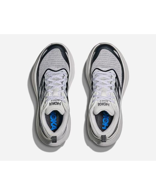 Hoka One One Blue Stealth/tech Bondi 8 Caged Lifestyle Shoes