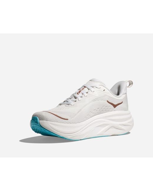 Hoka One One White Skyflow Road Running Shoes