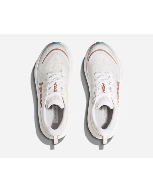 Hoka One One White Skyflow Road Running Shoes