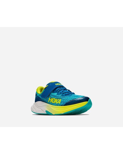 Hoka One One Blue Kid's Rincon 4 Road Running Shoes