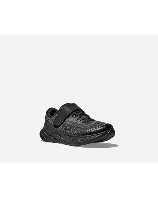 Hoka One One Black Kid's Rincon 4 Road Running Shoes