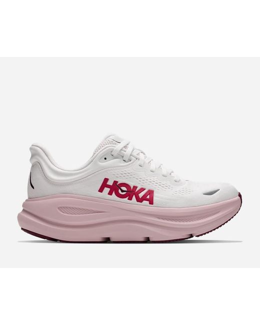 Hoka One One Pink Bondi 9 Road Running Shoes