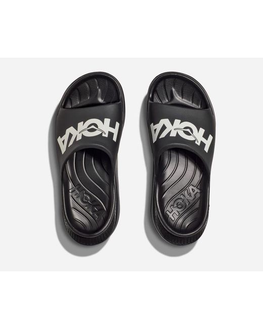 Hoka One One Black Ora Athletic Slide