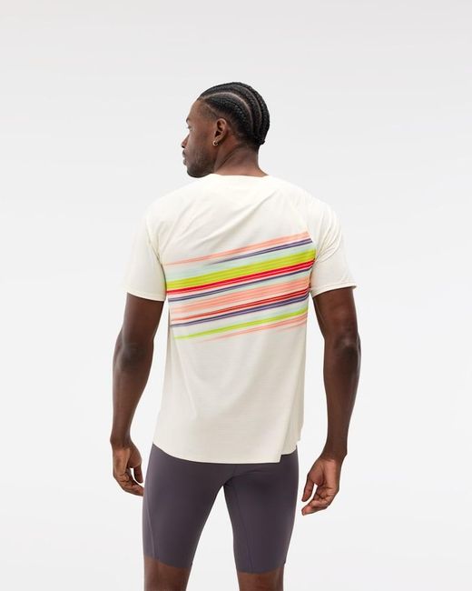 Hoka One One White Race Day Short Sleeve Top for men