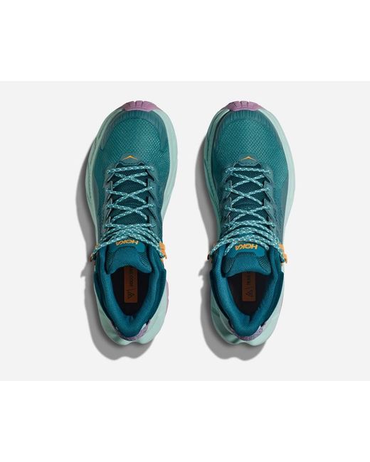 Trail Code GORE-TEX Chaussures pour Femme en Ocean Mist/Sunlit Ocean Taille 36 2/3 | Randonnée Hoka One One en coloris Blue