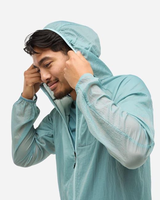 Hoka One One Blue Skyflow Jacket for men