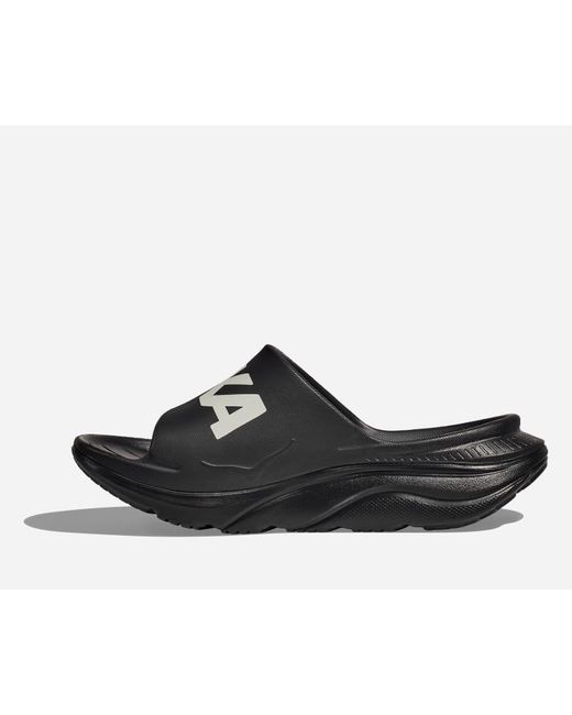 Hoka One One Black Ora Athletic Slide
