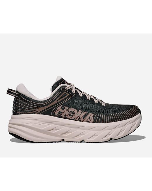 Hoka One One Black Bondi 7 Lifestyle Shoes