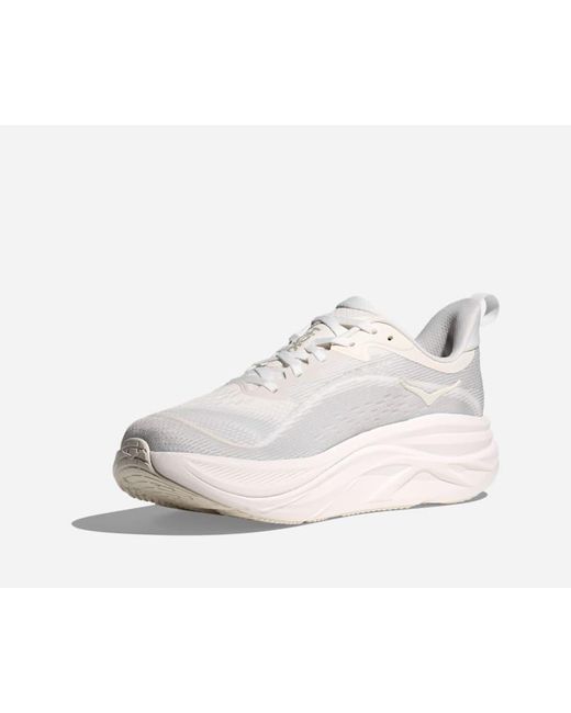 Hoka One One White Skyflow Road Running Shoes for men