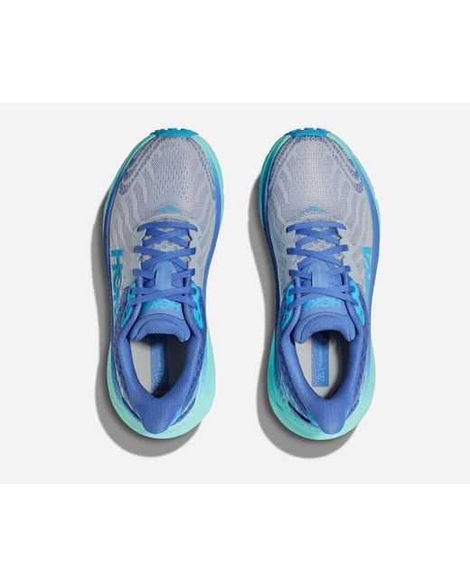 Hoka One One Blue Challenger 7 Schuhe für Damen in Ether/Cosmos Größe 36 2/3 | Straße