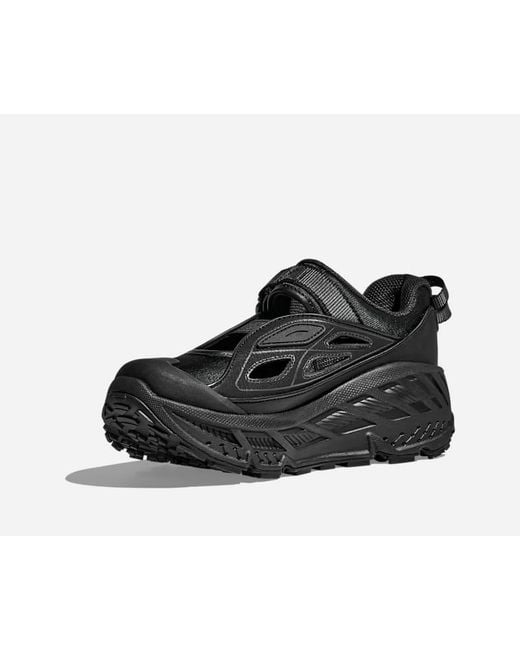 Hoka One One Black Stinson Breeze Lifestyle Shoes
