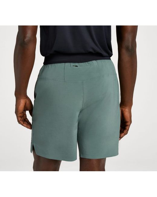 Hoka One One Active Shorts für Herren in Balsam Green Größe S | Shorts in Blue für Herren