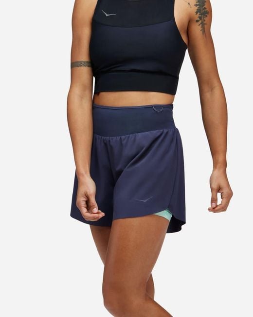 Hoka One One Blue Skyglide Trail Short