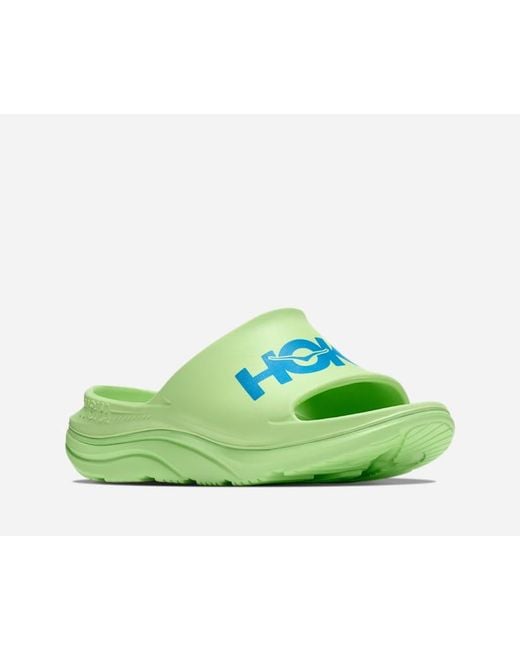 Hoka One One Green Ora Athletic Slide