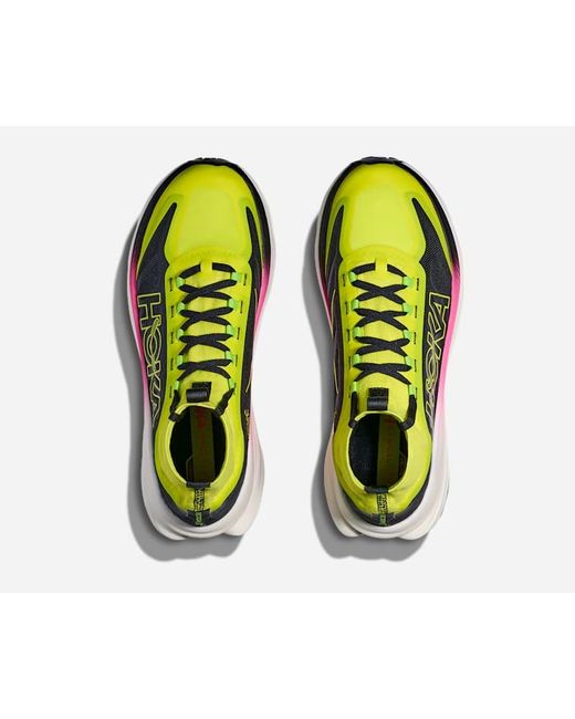 Hoka One One Yellow Tecton X 3 Trail Shoes for men