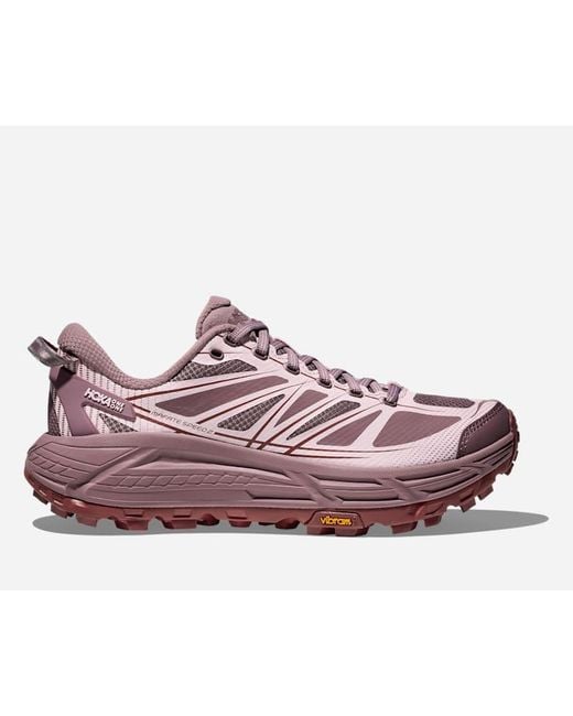 Hoka One One Pink Mafate Speed 2 Lifestyle Shoes